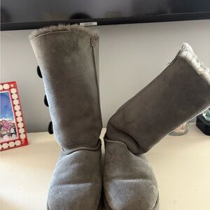 UGG Classic Gray Suede Boots